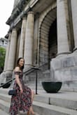 This dress is super flattering - super glad I purchased it for an anniversary dinner. I'm 5'2" so it was a bit long, but I thought it was perfect with heels. Highly recommend! - Robyn L.