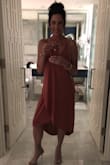 Loved this dress! You need to wear something up top to make sure you're not poking through the fabric. Dress travels well and has a great feel to it. - Shelley B.
