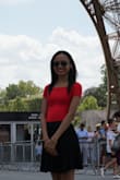 It's stylish and comfortable. Color is vibrant and material is soft. I can wear it with anything! - Jordyn O.