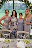 I wore this dress 1 month post partum and you couldnt tell my stomach was still swollen and squishy. It was tight where I wanted but loose where I needed. - Kate H.