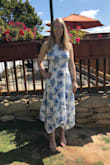 This dress is so beautiful! It is light and flowy and perfect for summer brunch! I was worried I would look too short in it because it's a midi, but my boyfriend said heads were turning when I walked by! So if you're on the fence, just do it! - Taylor T.