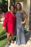 Love this dress! Ordered it for a wedding and it was great. It does run long. I ordered a small and it fits really well but it would be too long without heels. - Marissa L.