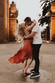 I bought this to wear during our honeymoon couples photos and fell in love. Very romantic and true to color. Straps were a little loose and I had to use double sided tape to ensure I didn't give any free shows, but overall I am so glad I chose this dress! - Jennifer H.