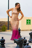 This is a beautiful dress fits perfectly - Alejandra
