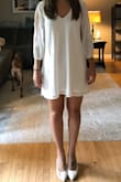 Elegant, beautiful dress! Perfect for my wedding rehearsal/dinner. - Carolyn B.