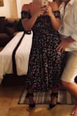 Wore this TWICE on vacation and kept getting stopped for compliments. I love this dress, so flattering and good material for summer or hot weather. It is super stretchy so it hugs your curves but without feeling like it is too tight. If you are not sold on this dress yet, let me tell you..  BUY BUY BUY! - Michaela K.