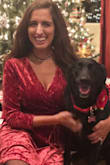 This wrap dress fits so perfectly and the fabric was a nice thickness. Can't wait to wear it to some holiday parties this winter with tights and boots. FYI it opens all the way up like a robe and then you wrap it around and tie it up. - Jacquie G.