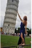 Comfortable, lightweight dress but looks much dressier especially in pictures! Very flattering with the elastic at the waist. - Amy P.