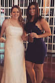 Loved this dress, bought it for a wedding in Vegas. I'm usually a medium but ordered a large based on the reviews. The large was flattering and not too tight so I had room to eat and drink without sucking it in all night! - Rebecca