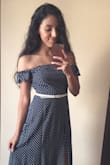 My one and only complaint about this dress is that it is just way too long. I'm not surprised since I'm only 5' 2", but usually a pair of heels fixes that issue and it doesn't with this dress. I am definitely getting it hemmed soon. The fit in all other aspects is perfect, and I love that it's 100% rayon because it is so incredibly soft and thin. - Amy P.