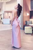 Bought the dress for a friend's wedding. I'm one of her bridesmaids. I love the material and how it fits on me! I'm only 5'0" so, I wore my Chinese laundry high heels and it was perfect! I would recommend it to my friends and family. - Elenne F.