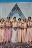 Used these dresses for my bridesmaids! Super comfy and I love the diverse ways you can wear it! - Malina