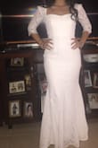 This dress was absolutely wonderful, I loved it. Used it for my civil wedding and I couldn't have asked for a better one and great price. A little long but I got it altered, everywhere else, perfect. - Vanessa A.