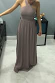 I loved the color I loved how it  fits , the color is exactly the one in the picture ( it's very long on me because I'm 5'1) ,  I think the style would look great on any type of body! - YILIANIS L.