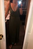 I really like this dress a lot. I think the biggest tip i could give is to size down. I sized down to an XS and didn't experience the "gaping" like some of the other reviews. The waist is stretchy and fit great. It was definitely too long for me to wear with sandals (I'm 5'4"), but I didn't have time to hem so i just tucked some of the material under the elastic and that worked! Material seems like it may wrinkle easily but that would be my only complaint. - Jessica J.