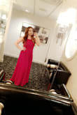 I wore this dress as a wedding guest. I felt so pretty and elegant in it! My only complaint is that it shows sweat. I'm a little chesty, so I had a couple stains under my bust. Didn't really bother me too much since my hair was down, but beware if you sweat a lil more than the average gal. - Kaitlin P.
