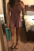 Love this romper, fits perfectly for petite girls! - Juliana L.