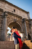 I ordered this dress along with a different one for my engagement shoot in Rome. It did not disappoint! It fit like a glove and the adjustable straps were a plus. Super happy with this dress and how if photographs! - Sarah P.