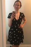 This is so cute it's super easy to wear and the fabric is light but you are covered due to the lining. - Jenna B.