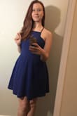 The color is amazing the cut is so flattering it's the perfect summer dress I bought it in the green also I must order all the colors - Jenna B.