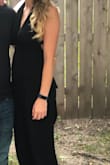 I wore this jumpsuit to an anniversary dinner. It was cute, comfy, and I got soooo many compliments. I will definitely be wearing this again. - Hayley W.