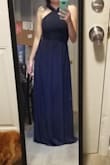I was looking for a bridesmaid dress for September and was super hesitant to purchase a dress online. I checked a bunch of different sites and was stuck between so many options. I didn't want to spend to much and wanted to wait until August to order the dress. Finally I chose this dress. I looked at reviews and pictures and even though I was fearful of the sizing, I placed the order. The shipping was free and I even got a coupon for my first order. Once I placed that order, they sent me an additional coupon for my next purchase. The dress arrived within 1 week. I tried it on and fell in love. It was a tiny bit snug but a size up would have been too big. I feel beautiful and sexy in the dress. Although it is wavy and has lots of space, it is flattering and classy. #LoveLuLus - Galina E.
