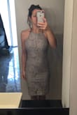 I usually wear XS in dresses but ordered this dress in Small. It's a perfect fit and interwoven lots of compliments! - Sarah S.