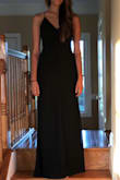 Ordered as a bridesmaid dress and I love this simple, beautiful dress! Wasn't sure if I should order a S or XS but went with the XS based on the reviews and it was perfect. The dress is still a little loose but it's a comfortable fit. Because of the fabric I wouldn't want it to be super tight anyways so it really works! - Amily L.