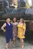 Loved this dress. I felt comfortable, sexy, classy and fun! I would recommend sizing down if you have a smaller bust. The top fit me a little loose so i can imagine it being an issue if you have a smaller chest. It was perfect for the outdoor wedding I went to - received so many compliments! - Celina E.