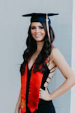 I wore this little black number for my college graduation pictures! This dress is so versatile! Perfect for a number of occasions! - Catarina S.