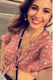 I loved this outfit! I was worried because I have larger breasts so I wasn't sure if it'd be too revealing, but it was just the right amount of revealing! The outfit is gorge! You can wear the two pieces together or separate, and The fabric is soft and breezy! I will definitely wear this a lot this summer! - Yusnavy R.