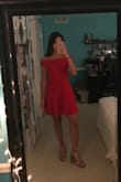 Needed a simple red dress for an event and I love it! Fits perfectly, still cute without being too modest. Sleeves are comfortable as well - Sammy F.