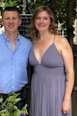 I typically wear medium clothes so I initially ordered a large thinking it should fit fine (always worries me ordering clothes online so I usually go up a size), but the large wouldn't even come close to zipping around my back. Sent it back and ordered the XL and it fit perfectly. I wore it for my wedding and everyone loved the color and style of the dress. - Joy P.