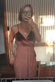 I bought this dress for a bridesmaid dress and it is killing me not being able to wear it before the wedding. I absolutely love it and you can wear it to any time of event. I read the reviews before and I am glad I did.  I am usually a medium, but after reading the height and weights of other customers, I decided to go for a small and I am so happy I did. It fits perfect. - Lauryn F.