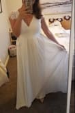 I would say that for the price, this is a nice dress. It doesn't fit me at all because of my curves but I liked the quality of the material. 
I definitely think that the lace of the top is too big and doesn't look so good. - Claire R.