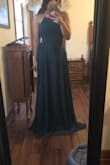 Super pretty dress love the material! It is a bit sheer though & it will have to be hemmed if you're short! - MEGAN F.