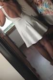 Bought this dress for my rehearsal dinner, love the back and the conservative neckline, the overall fit of the dress is wonderful but the straps are a bit loose so just be aware of this! - MEGAN F.