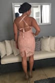 Wore it to a wedding and received many compliments. Was a bit afraid of the top coming off but it didn't!! - Sarai R.