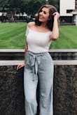 I absolutely love these pants! They are so comfortable and I love the fit! They also make your butt look pretty dang good! - Hannah C.