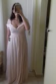 At first i was anxious about online shopping but now that i got the dress i regret nothing!! The dress fit like a glove. The fabric is really soft and comfortable. It required some trimming off the bottom but that was expected. I got it for a wedding and got many compliments on it. Thank you!! - Dimitris K.