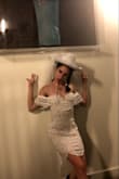 I wore this dress out on the town for my bachelorette party in Nashville. We were all channelin' our inner cowgirl, and this dress the perfect accompaniment to the boots and hat. It fit perfectly on top, and I appreciated the built-in cups which meant no bra was required. The bottom was form-fitting but not too tight at all, and the material was lighter than expected for a sweltering TN eve. This was my first lulu's experience, and this dress has hooked me. Looking forward to my next purchases! - Dana O.