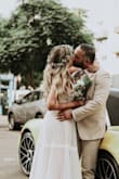 I loved this dress I used it for my ceremony and it was beautiful very charming it totally gave me he look I was looking for and while doing my photo shoot I received lots of compliments from people. So happy with the dress it was long and perfect. - Cristina E.