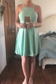 Fits very true to size, I agree with others though the color is much closer to mint than sage. - MEGAN F.
