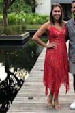 Wore this dress for a date night in Cancun. I got so many compliments on this dress. It's really really comfortable - more of cottony material so it's breathable. Cute with a pair of strappy nude wedges or heels. Can't wait to wear it again. - JESSICA G.
