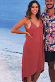 This dress is perfect for a beachy vibe, casual date night, anything! It can also be dressed up or down. It's super comfortable and flowy. Loved it. - Jessica G.