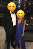 I wore this to a black tie charity event and received so many complements! I had to get the shoulders shortened to look tighter on my chest area. I could have had the bottom hemmed but I liked the length. I paired it with the suggested nude heels and necklace! Super happy with this purchase! - Nicolette B.