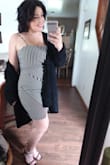 Cute dress! You can dress it up or down. Very good material (no see through). It feels so comfortable! - Daniela Z.