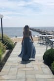 I got so many compliments on this jaw-dropping dress. It flows beautifully when you walk and hits at all the right places. Didn't need to wear a bra and still felt secure. A little long and loose in the bust (only when sitting), but a little boob tape and higher heels and the PERFECT outfit!! - Jillian S.