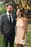 I love this dress. I ordered it to wear to a wedding. I ordered a Medium and it's a little big in the bust. I will probably have it taken in. Great purchase! - Salley G.