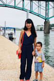 It fits nicely, soft material. Small is just right size. Great piece to buy. Feeling pretty, sexy and elegance..... it goes better with high heel for my height. My kid said it look good on me. Well, if you want a sexy jump suit. That is a great option to buy. You won't regret it. - Minghua T.